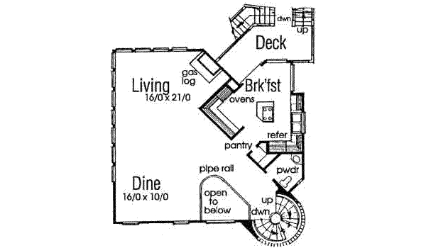 upper floor house blueprint
