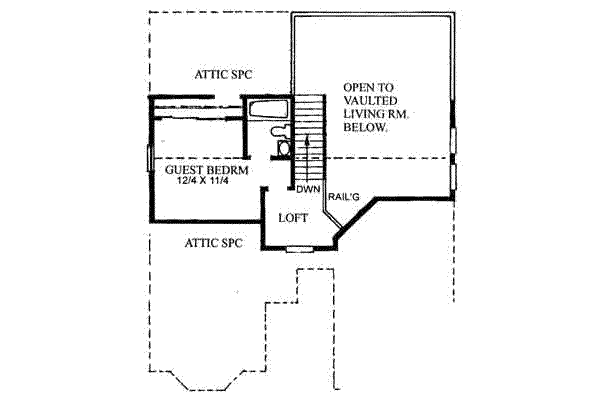 upper floor house blueprint