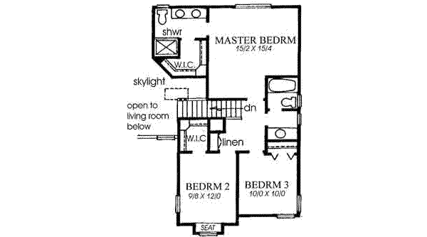 upper floor house blueprint