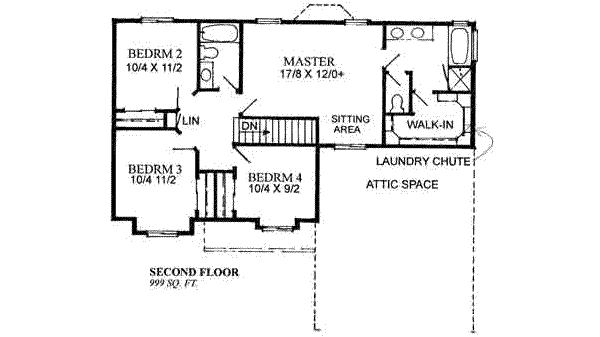 upper floor house blueprint