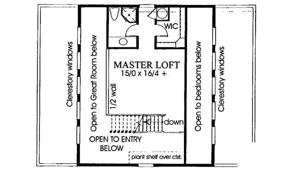 upper floor house blueprint