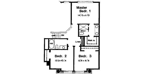 upper floor house blueprint