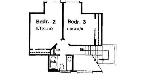 upper floor house blueprint