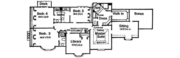 upper floor house blueprint