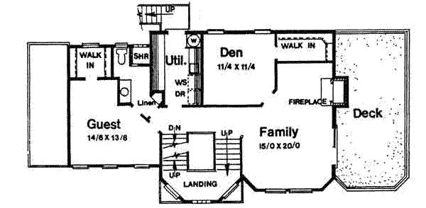 upper floor house blueprint