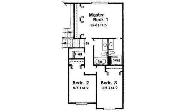 upper floor house blueprint