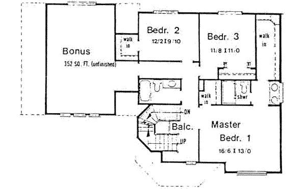 upper floor house blueprint