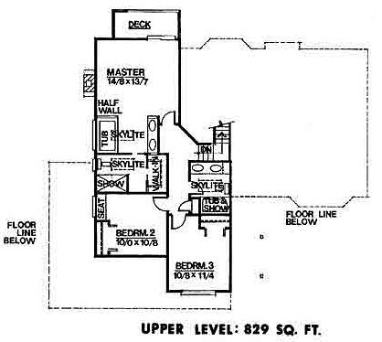 upper floor house blueprint