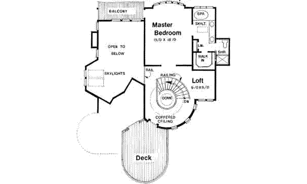 upper floor house blueprint