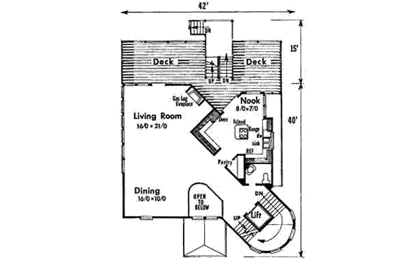 upper floor house blueprint