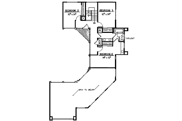 upper floor house blueprint