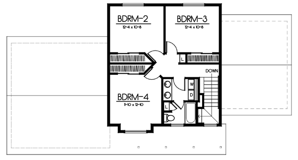 upper floor house blueprint