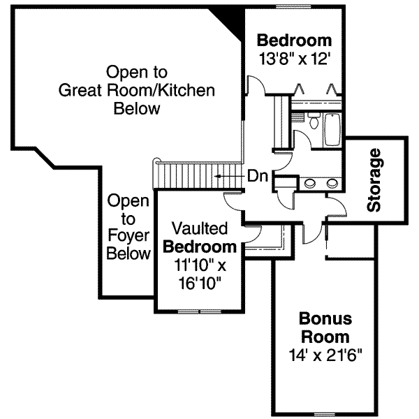 upper floor house blueprint