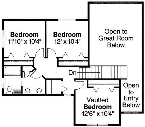 upper floor house blueprint