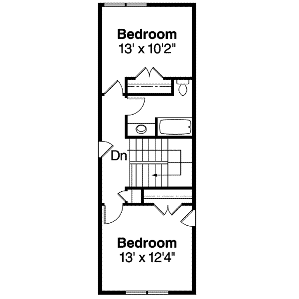 upper floor house blueprint