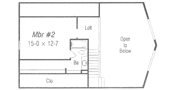 upper floor house blueprint