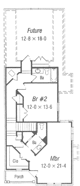 upper floor house blueprint