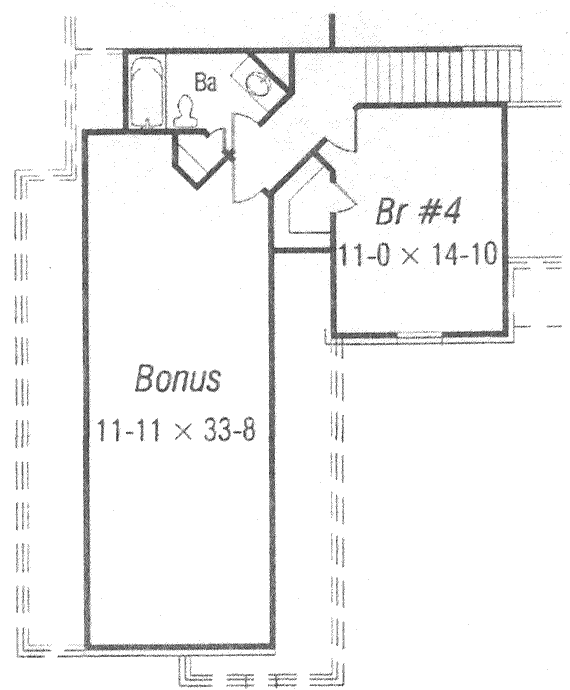 upper floor house blueprint