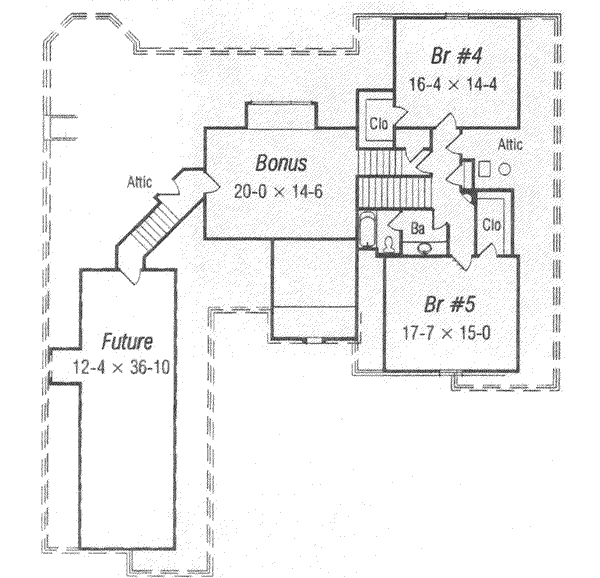 upper floor house blueprint