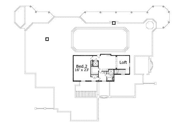 upper floor house blueprint