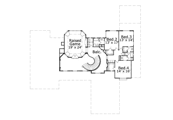 upper floor house blueprint