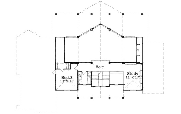 upper floor house blueprint