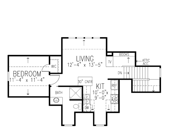 upper floor house blueprint