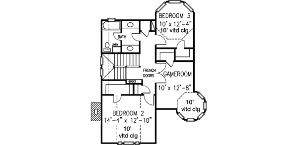 upper floor house blueprint