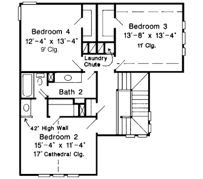 upper floor house blueprint