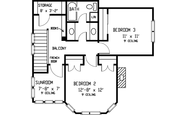 upper floor house blueprint
