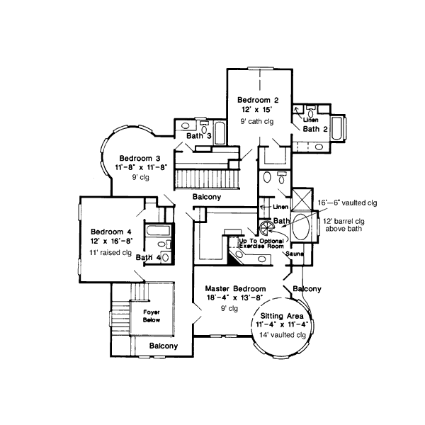 upper floor house blueprint