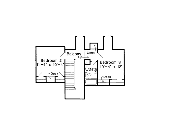 upper floor house blueprint