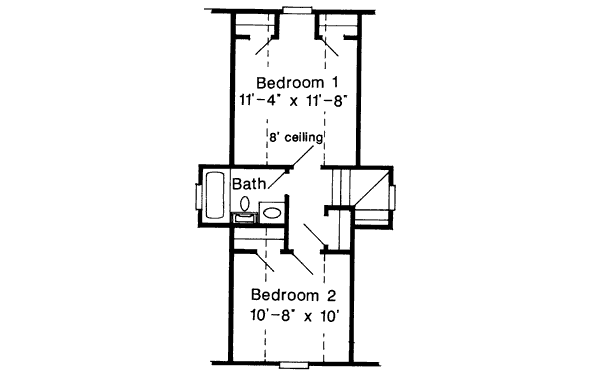upper floor house blueprint
