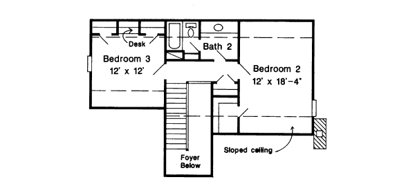 upper floor house blueprint