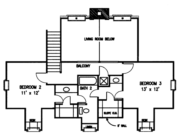 upper floor house blueprint