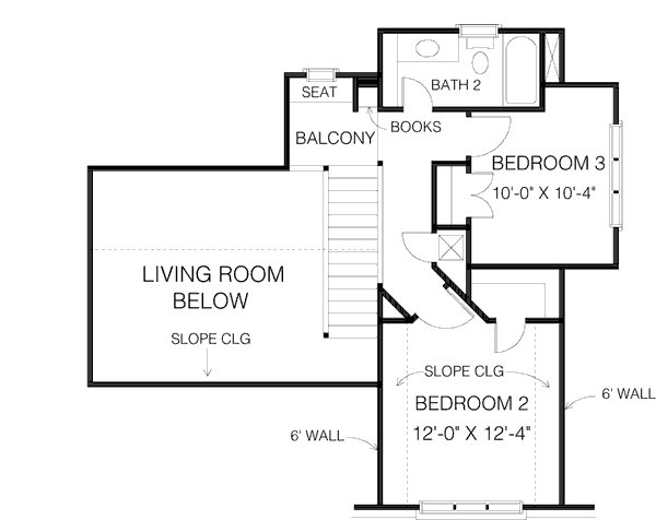 upper floor house blueprint