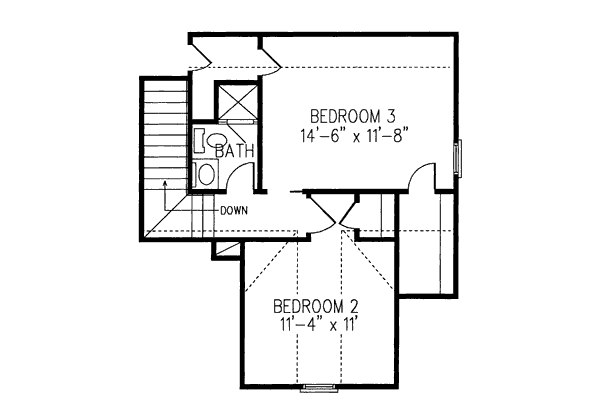 upper floor house blueprint