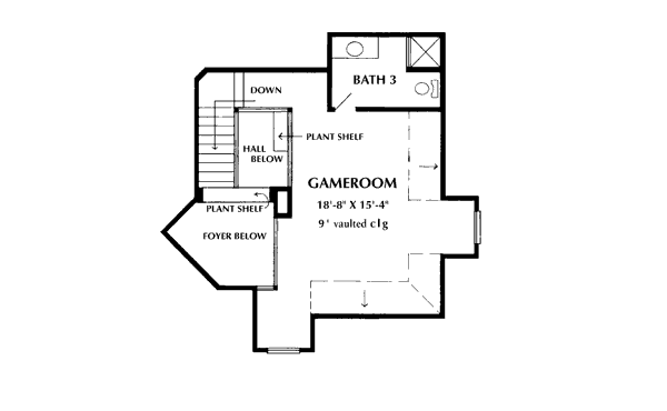 upper floor house blueprint