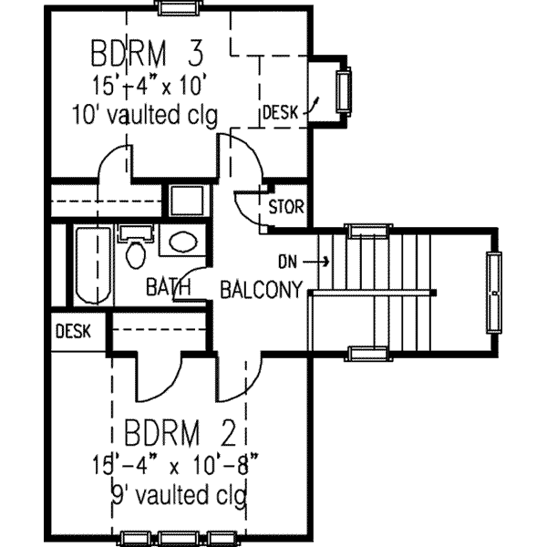upper floor house blueprint