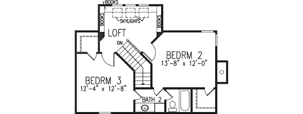 upper floor house blueprint
