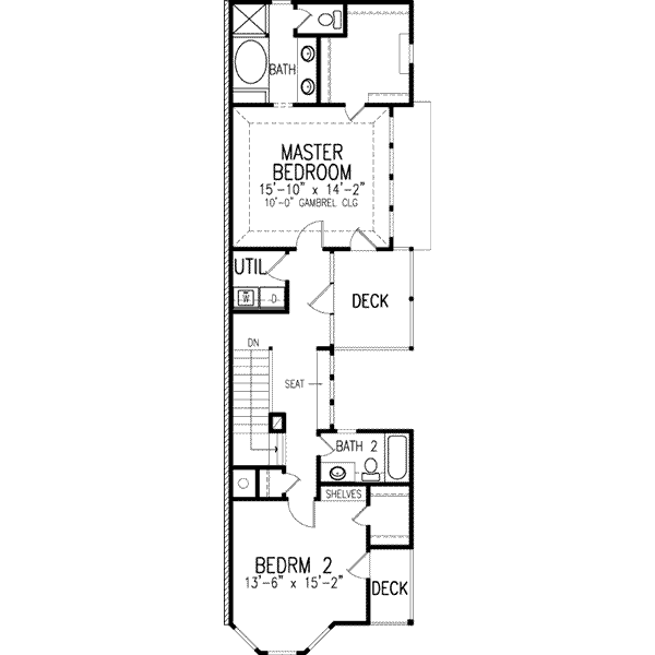 upper floor house blueprint