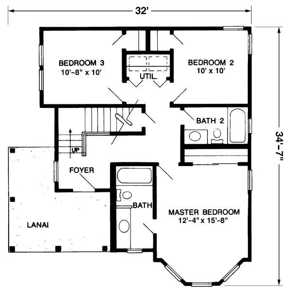 upper floor house blueprint