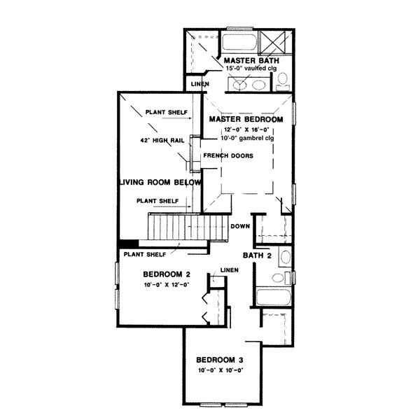 upper floor house blueprint