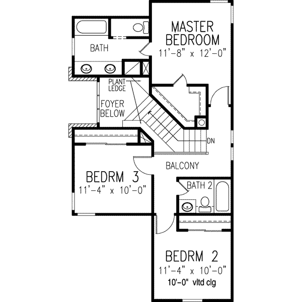 upper floor house blueprint