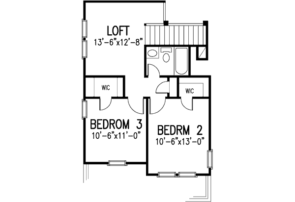 upper floor house blueprint