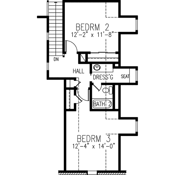 upper floor house blueprint