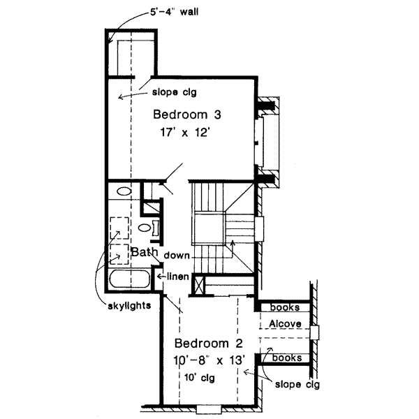 upper floor house blueprint