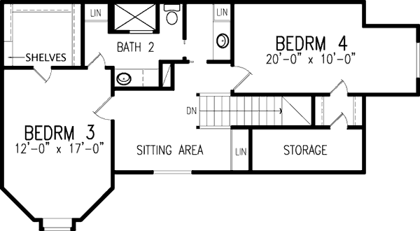 upper floor house blueprint