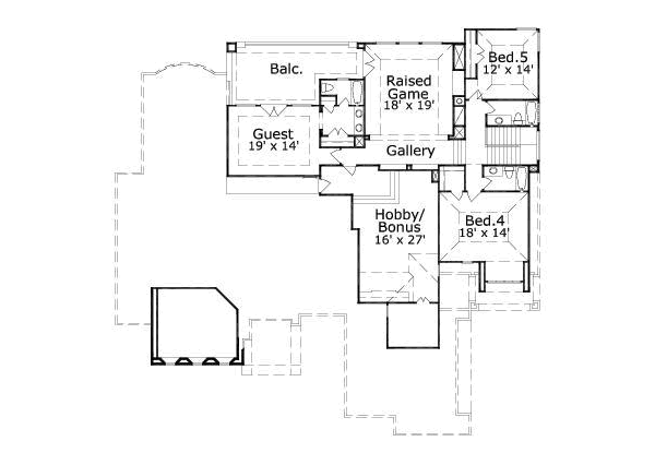 upper floor house blueprint