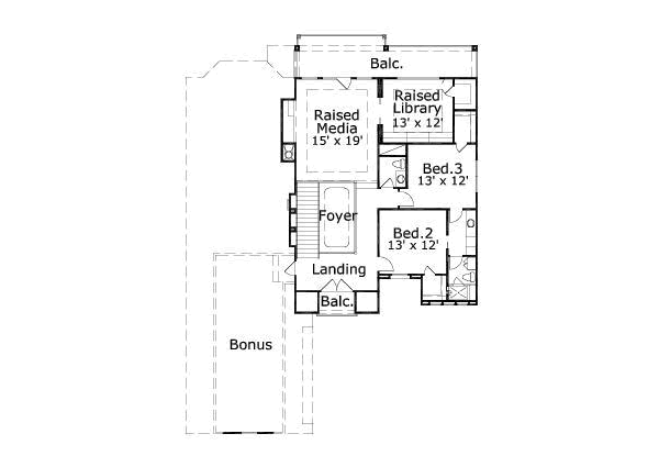 upper floor house blueprint
